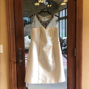 Off white evening dress